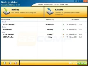 BackUp Maker – Windows高效数据备份工具 限免