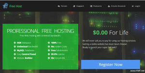 Profreehost.com 5G PHP空间 MySql数据库 无限带宽