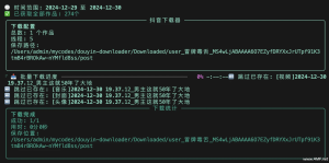 DouYin Downloader 抖音下载工具Github项目