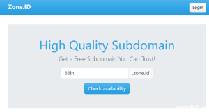 Zone.ID 免费可解析二级域名注册