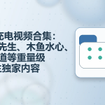 B站充电视频合集：北海先生/木鱼水心/食贫道等独家内容