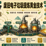 废旧电子垃圾提炼黄金技术,含金量分析与提炼全流程