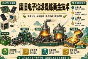 废旧电子垃圾提炼黄金技术，含金量分析与提炼全流程