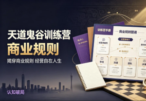 认知破局 - 天道鬼谷训练营，揭穿商业规则经营自在人生