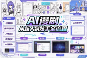 AI漫剧从新人到熟手全流程